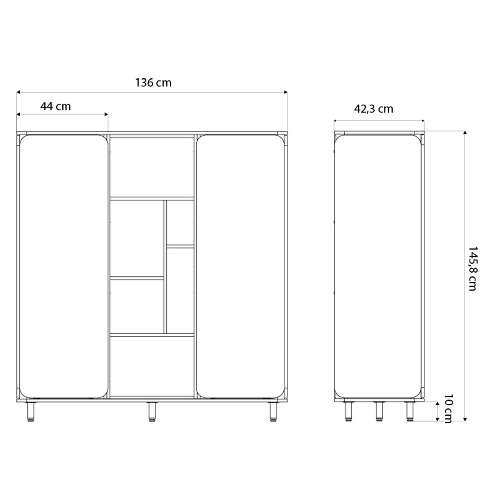 Armário para Escritório Elements Appennini Large